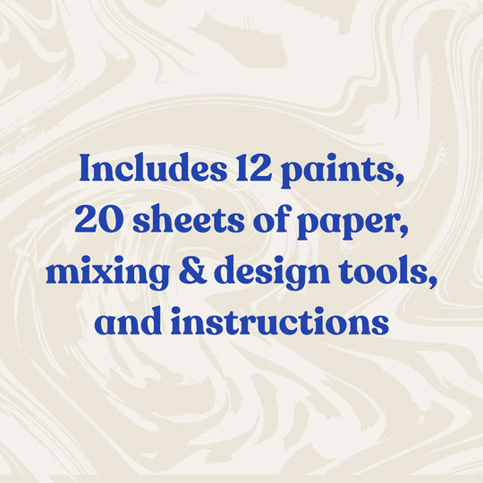 Mindful Crafts: Meditative Marbling Kit