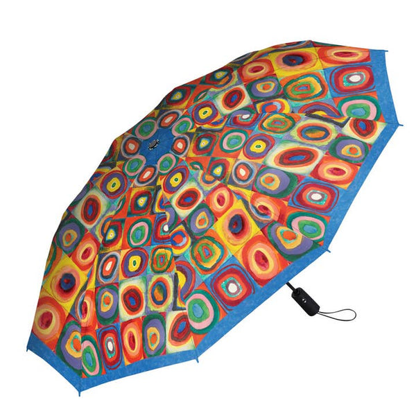 Kandinsky "Circles" Folding Travel Umbrella