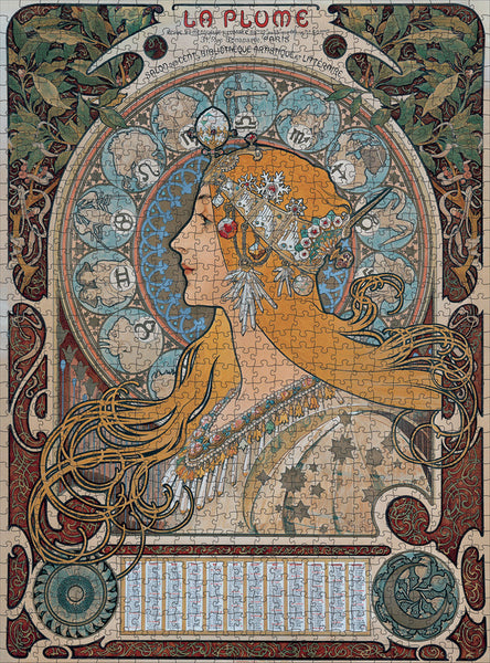 Alphonse Mucha: Zodiac 1000-Piece Jigsaw Puzzle