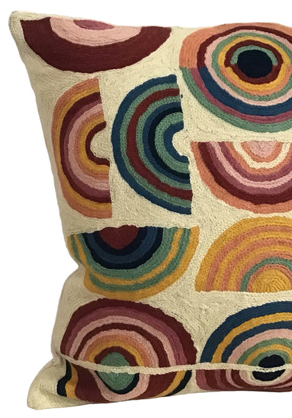 Pillow: Delaunay Inspired Circles Multi