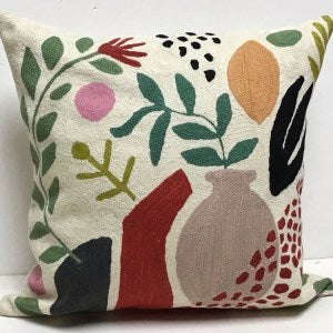 Matisse Inspired Cutout - Natural Pillow