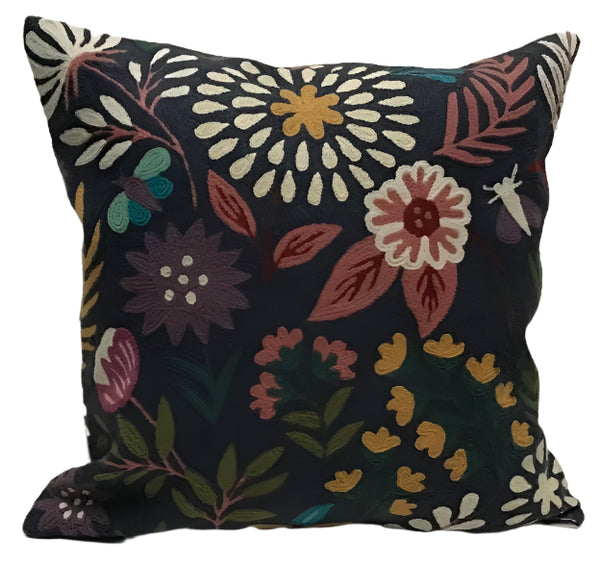 Pillow: WM Calico - Charcoal