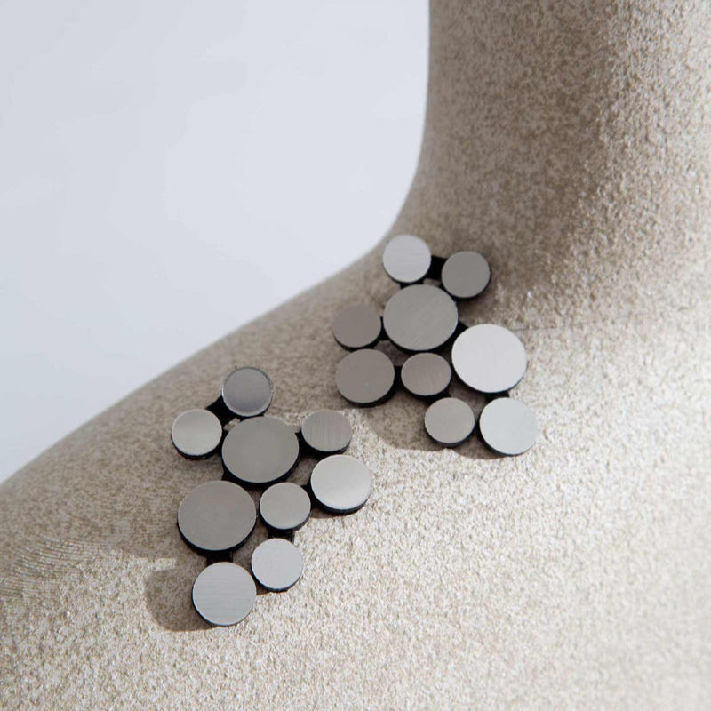 Iskin Sisters - Abstraction V Earrings - Silver