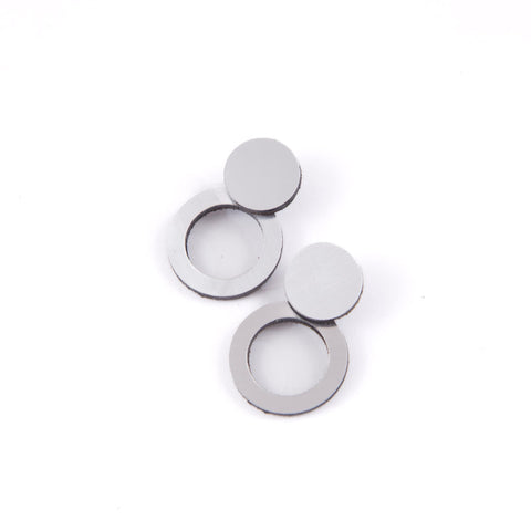 Iskin Sisters - Abstraction Earrings - Silver