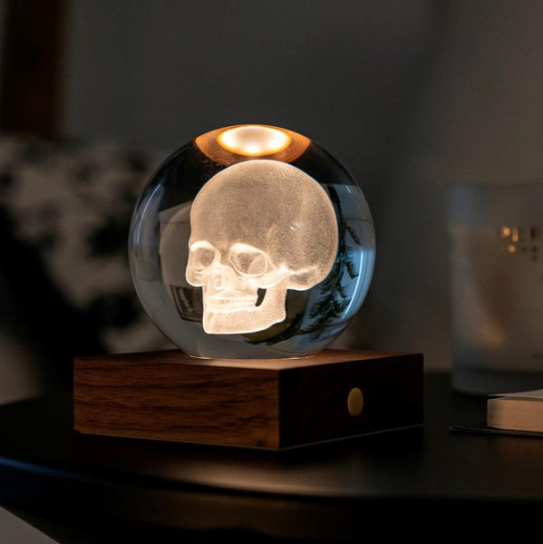 Amber Crystal Light - Skull