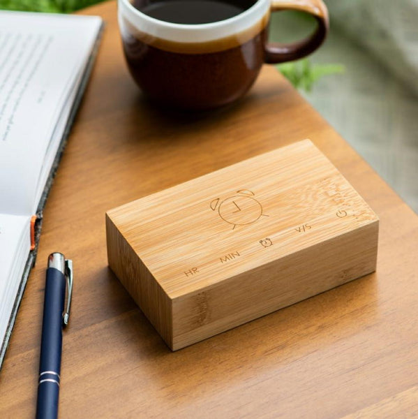 Flip Click Clock - Bamboo