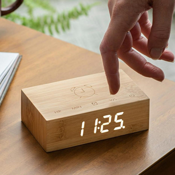 Flip Click Clock - Bamboo