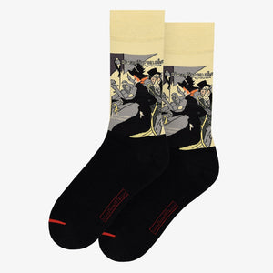 Henri de Toulouse-Lautrec's "Japanese Divan" Art Socks