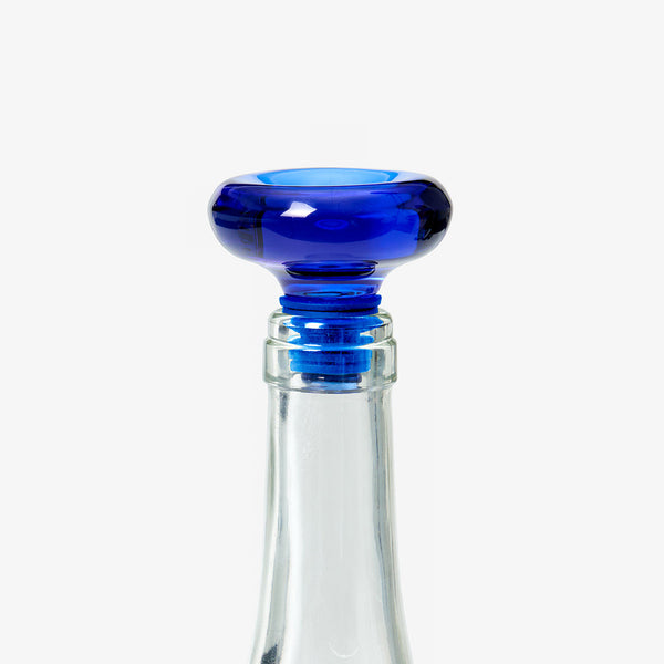 Hobknob Bottle Stopper - Blue