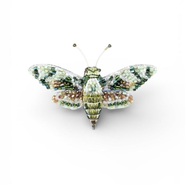 Brooch: Hawk Moth
