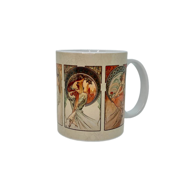 Alphonse Mucha - "The Arts: Dance, Music, Painting and Poetry" Mug