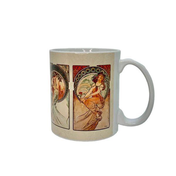 Alphonse Mucha - "The Arts: Dance, Music, Painting and Poetry" Mug