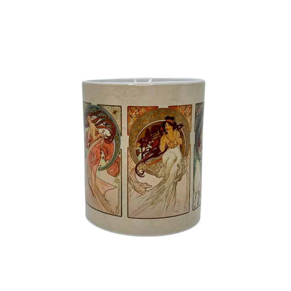 Alphonse Mucha - "The Arts: Dance, Music, Painting and Poetry" Mug