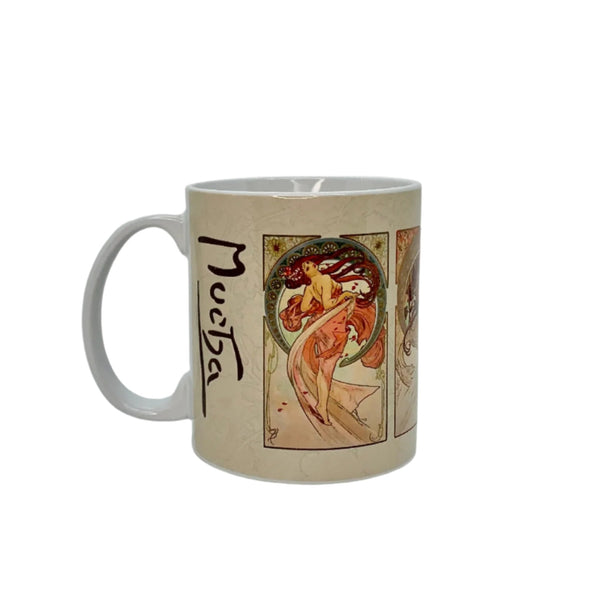 Alphonse Mucha - "The Arts: Dance, Music, Painting and Poetry" Mug