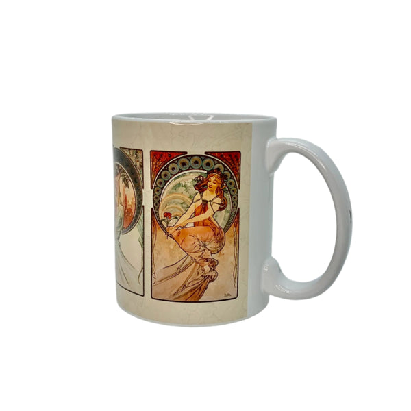 Alphonse Mucha - "The Arts: Dance, Music, Painting and Poetry" Mug