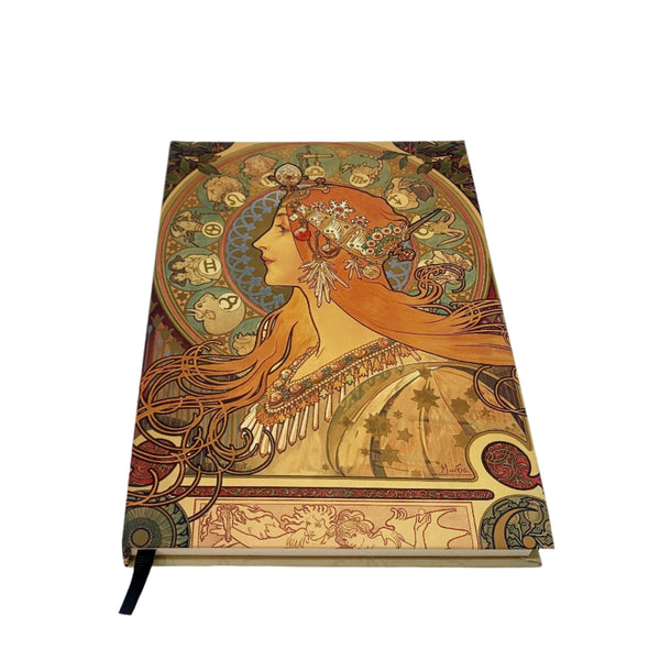 Alphonse Mucha - "Zodiac" Hardcover Journal