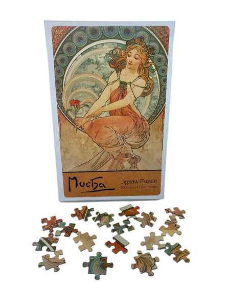 Alphonse Mucha - "The Arts: Painting" 300 Piece Jigsaw Puzzle