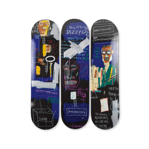 Jean-Michel Basquiat's Horn Players, 1983 Wall Hanging Skateboard