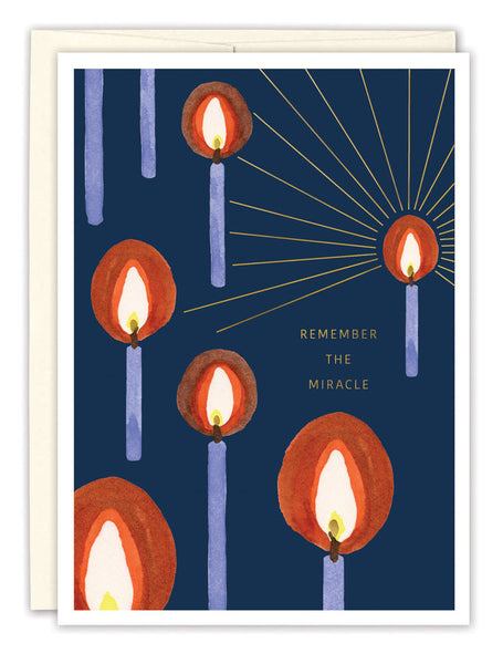 Remember the Miracle Boxed Hanukkah Cards - Set of 10