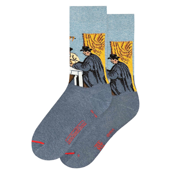 Paul Cézanne "The Card Players" Art Socks