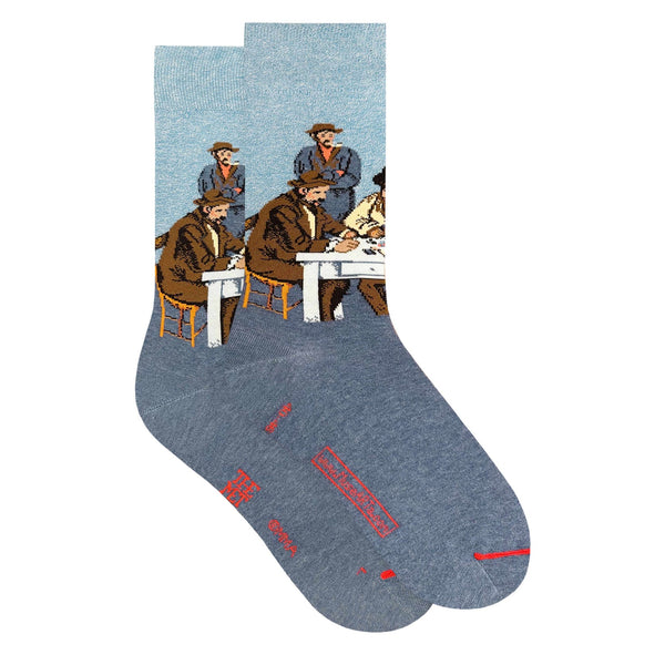 Paul Cézanne "The Card Players" Art Socks