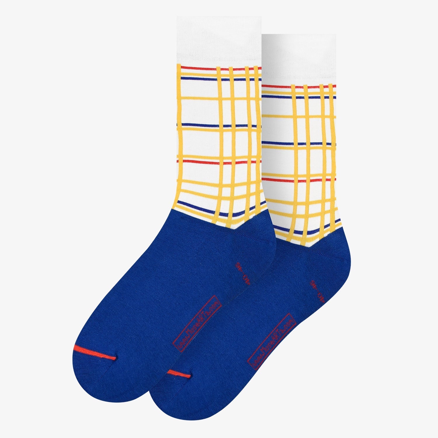 Piet Mondrian's "New York City I" Art Socks