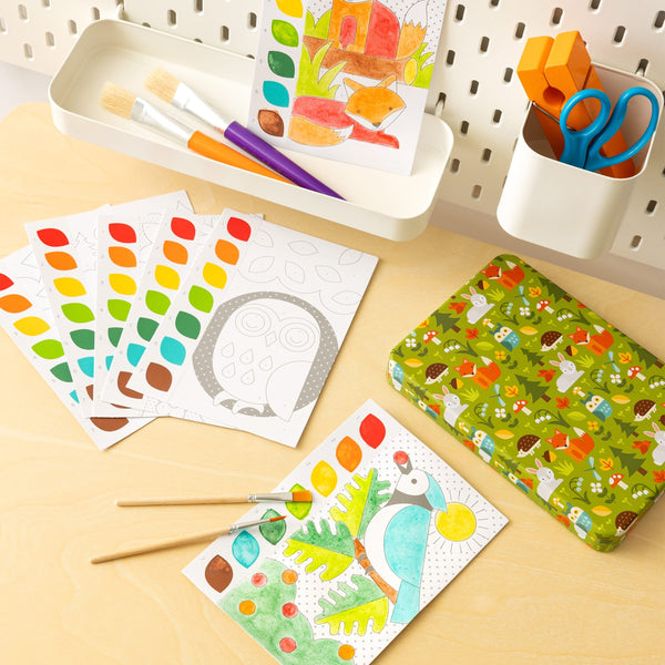 Paint by Numbers: Woodland