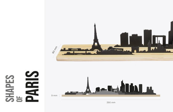 Shapes of Paris Silhouette