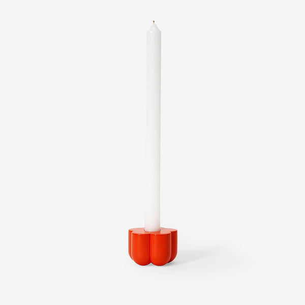 Red Poppy Candle & Incense Holder