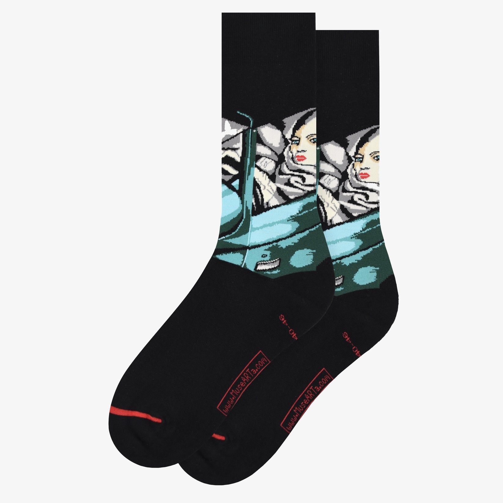 Tamara de Lempicka's "Tamara in the Green Bugatti" Art Socks