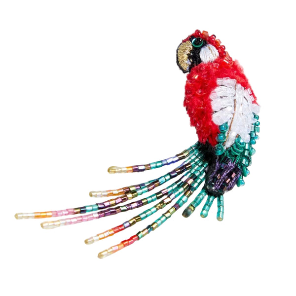 Brooch: Arara Macao