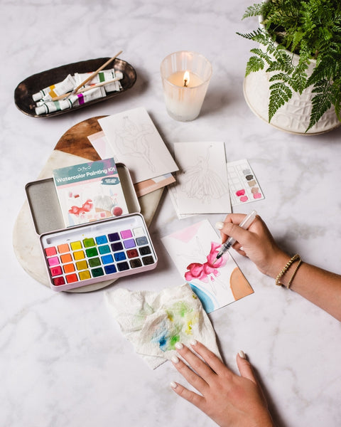 Seaside Studies Watercolor Painting Kit