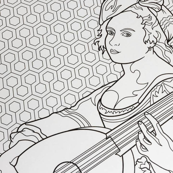 Coloring Book - Woman In Art