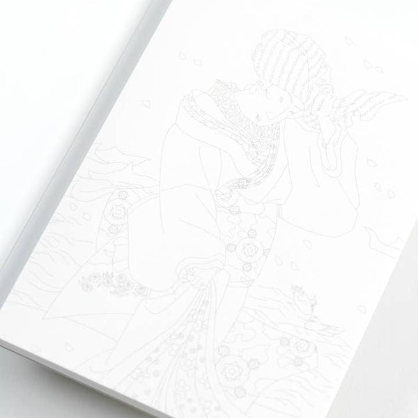 Japan Watercolor Postcard Book