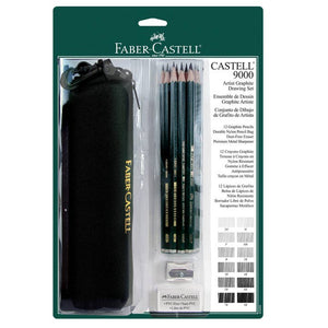 Castell 9000 Artist Graphite Drawing Set with Carry Case