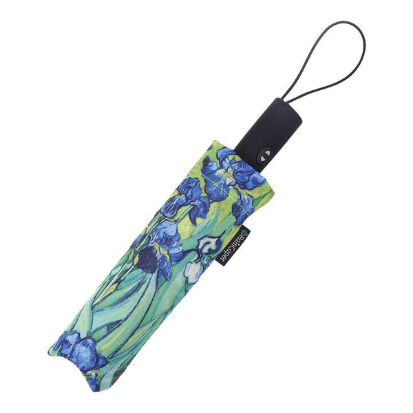 Van Gogh "Irises" Folding Travel Umbrella