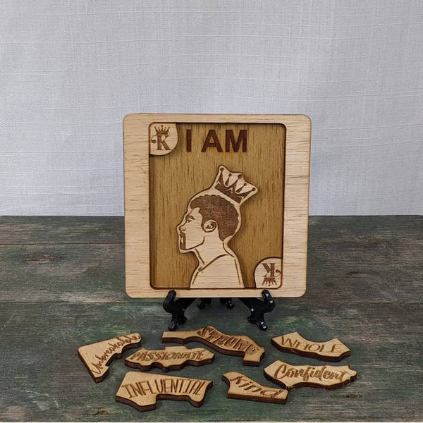 I Am Affirmation Puzzle - King