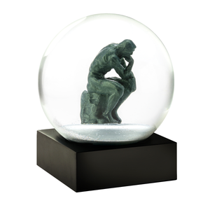 Rodin's The Thinker Snow Globe