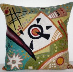 Kandinsky Inspired #7 Bright Pillow