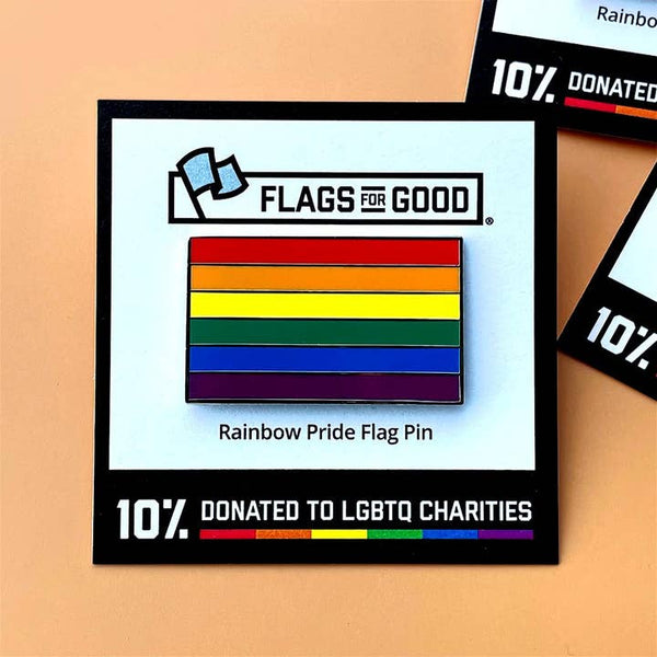 Rainbow Pride Flag Enamel Pin