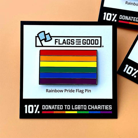 Rainbow Pride Flag Enamel Pin