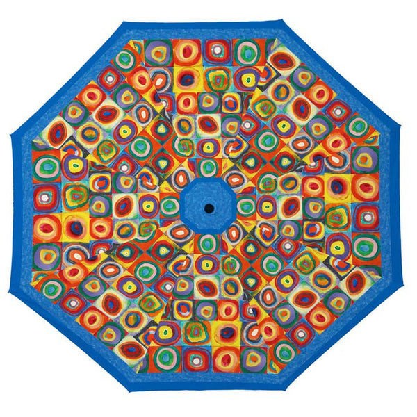 Kandinsky "Circles" Folding Travel Umbrella