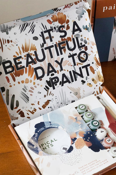 Paint-By-Numbers Kit - Sunflower Garden