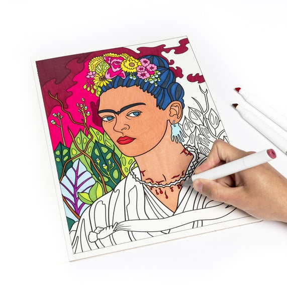 Coloring Book - Frida Kahlo