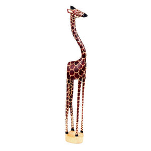 Jacaranda Long Leg Giraffe Sculpture - 17"H