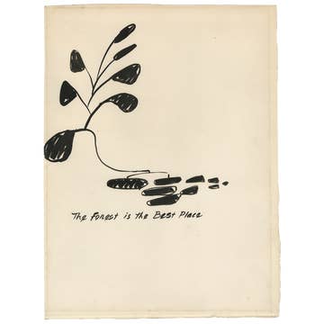 Alexander Calder "the Forest Is the Best Place" Wire-O Notebook