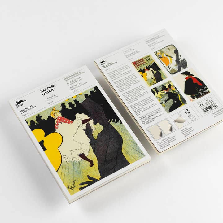 Toulouse-Lautrec A5 Note Pad & Writing Paper