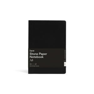 Karst: A5 Stone Paper Notebook Black - Lined