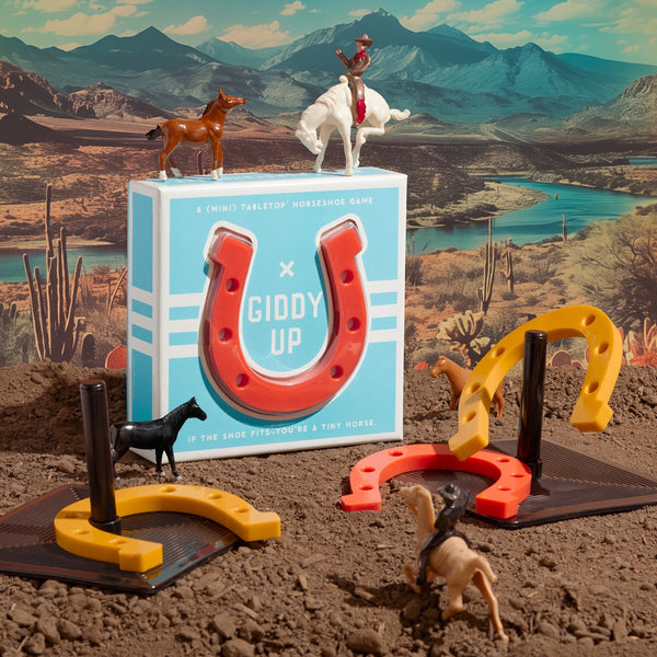 Giddy Up - A Mini Tabletop Horseshoe Game