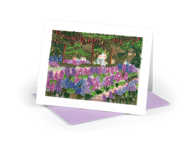 Quilled - The Artist's Garden at Giverny Notecard